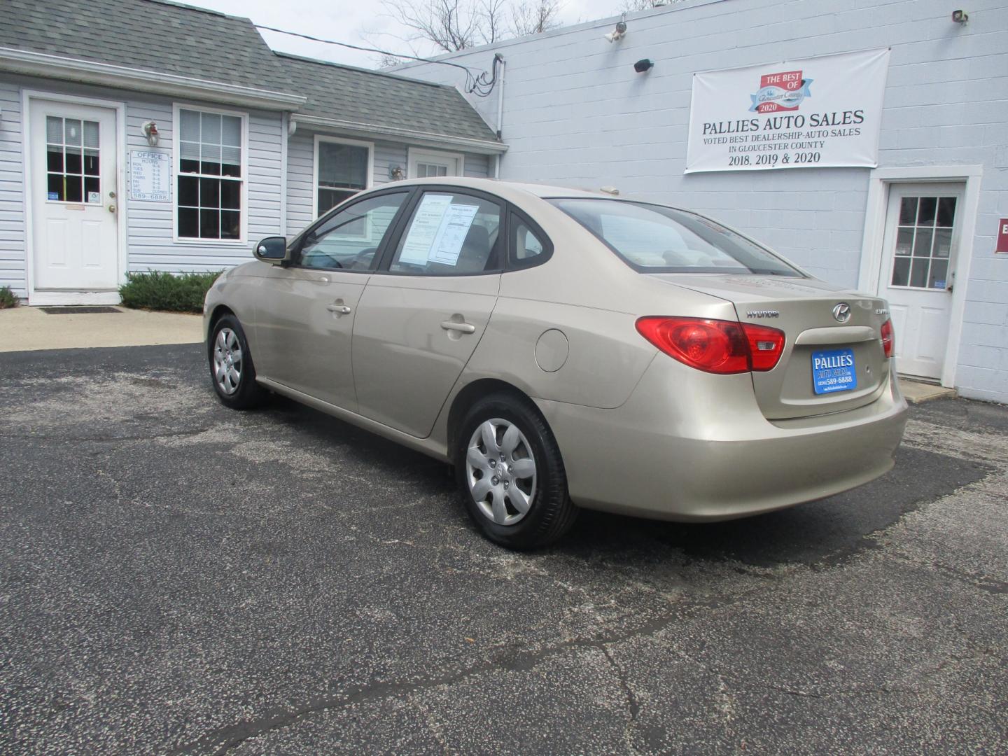 2008 GOLD Hyundai Elantra (KMHDU46D68U) , AUTOMATIC transmission, located at 540a Delsea Drive, Sewell, NJ, 08080, (856) 589-6888, 39.752560, -75.111206 - Photo#3